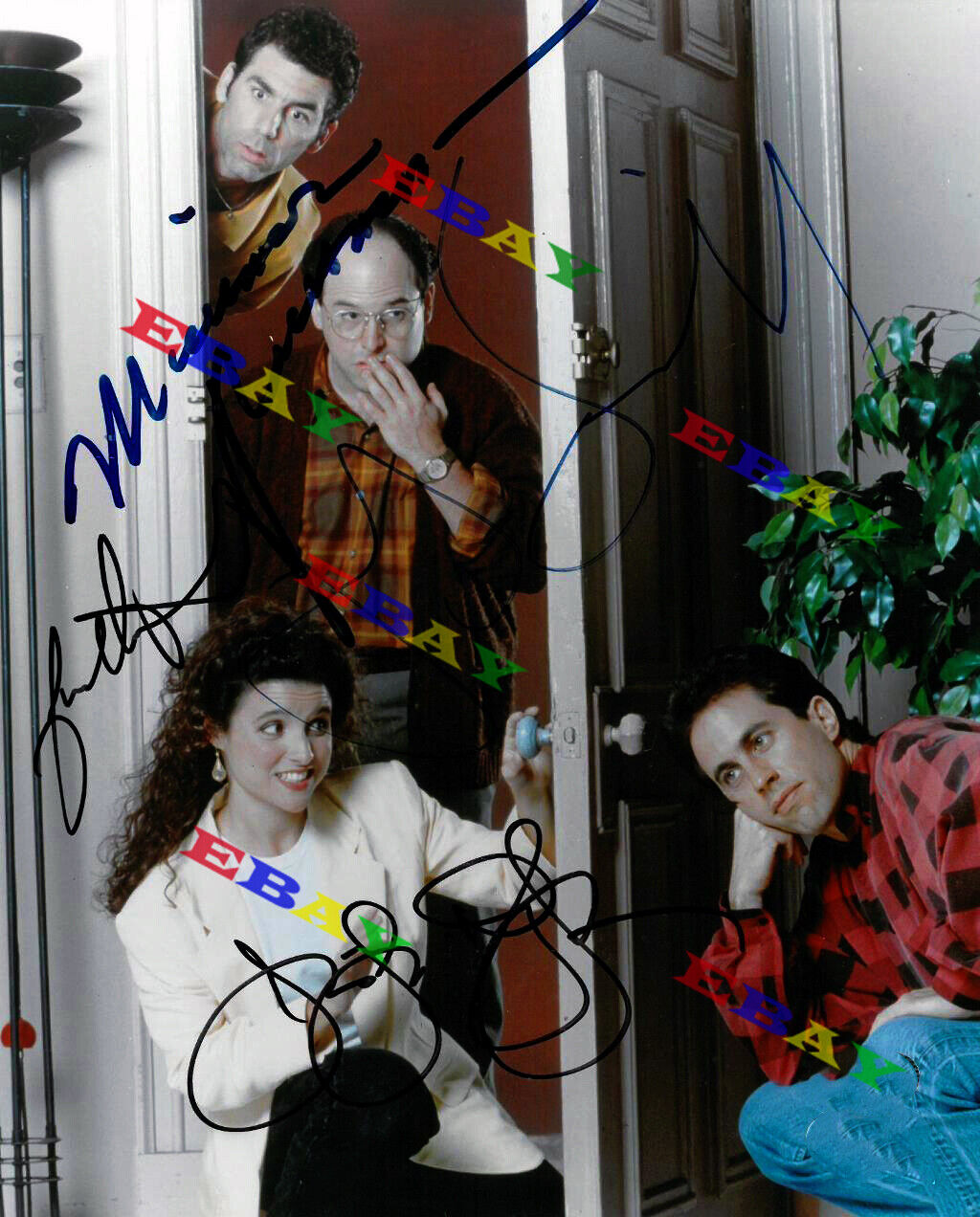 Seinfeld Cast 8x10 Autographed Signed Photo Poster painting Reprint