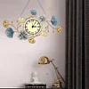 DIY Diamond Painting Special Shaped Art Clock Kits(Leap)