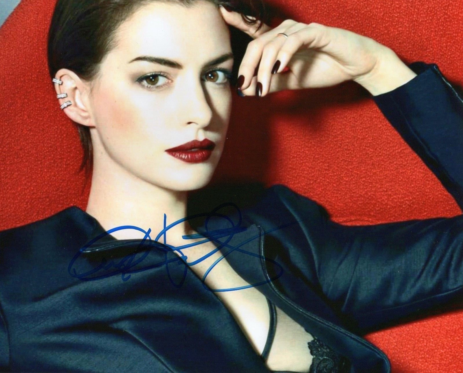 ANNE HATHAWAY AUTOGRAPHED SIGNED A4 PP POSTER Photo Poster painting PRINT 13