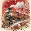 Diamond Painting-DIY Crystal Rhinestone Christmas Train