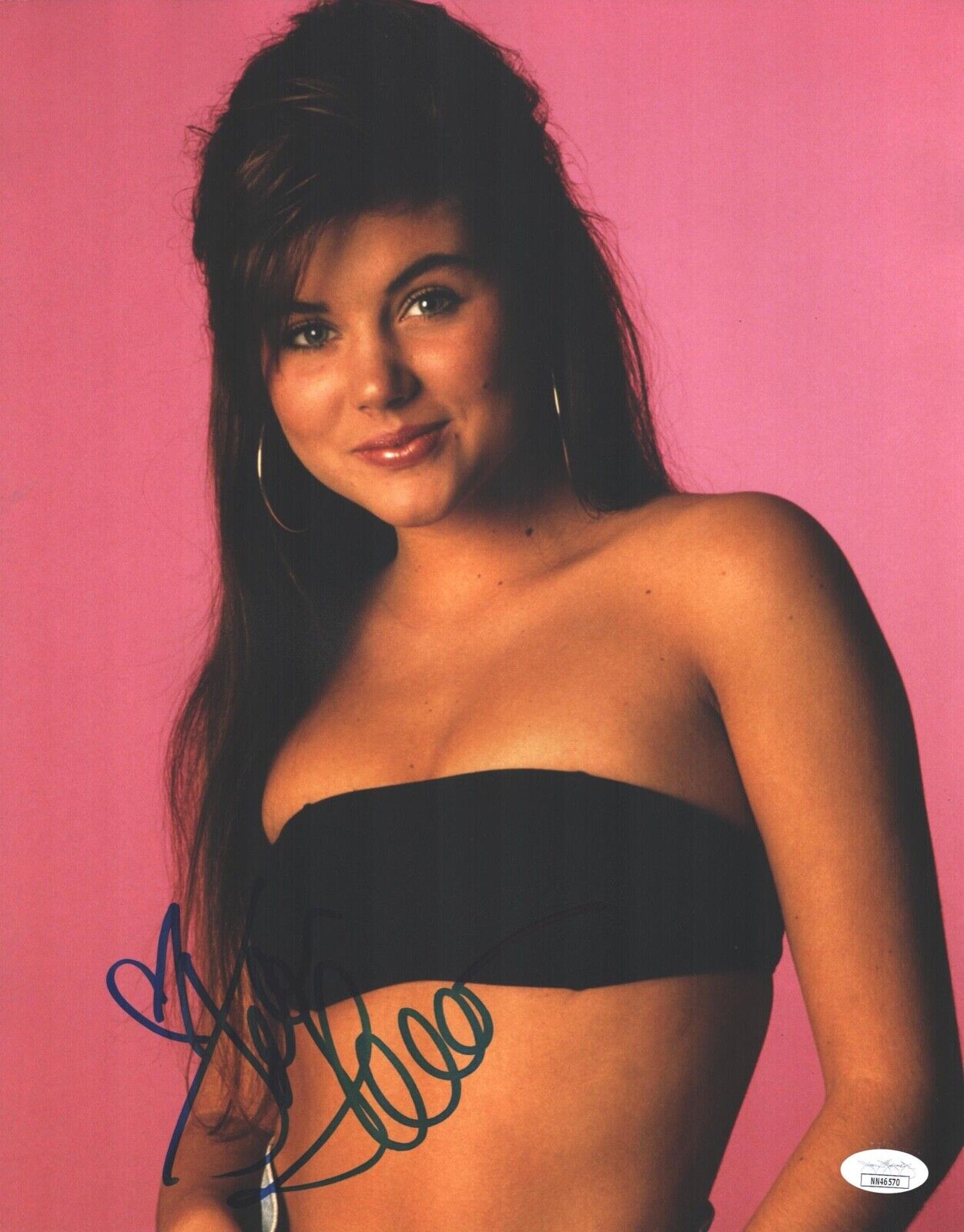 TIFFANI AMBER THEISSEN Signed 11x14 SAVED BY THE BELL Photo Poster painting Autograph JSA COA