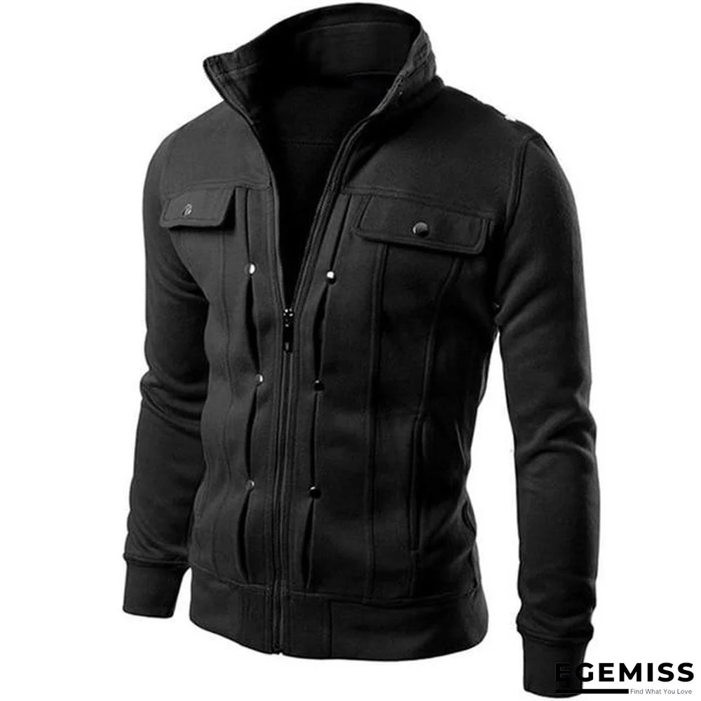 Men's Cardigan Multi Button Hoodies Fashion Sweatshirt Casual Male Tracksuits Men Brand Clothing N432 | EGEMISS