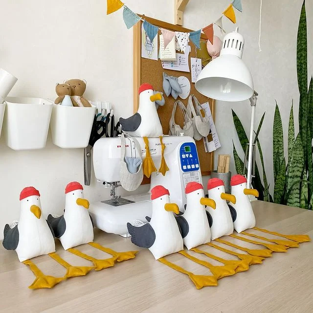 DIY Seagull Monsieur Jacques Template - Includes Tutorial