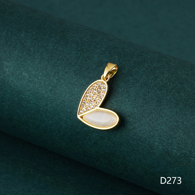 1 Piece 1-2cm Copper Zircon Geometric Jewelry Accessories Pendant