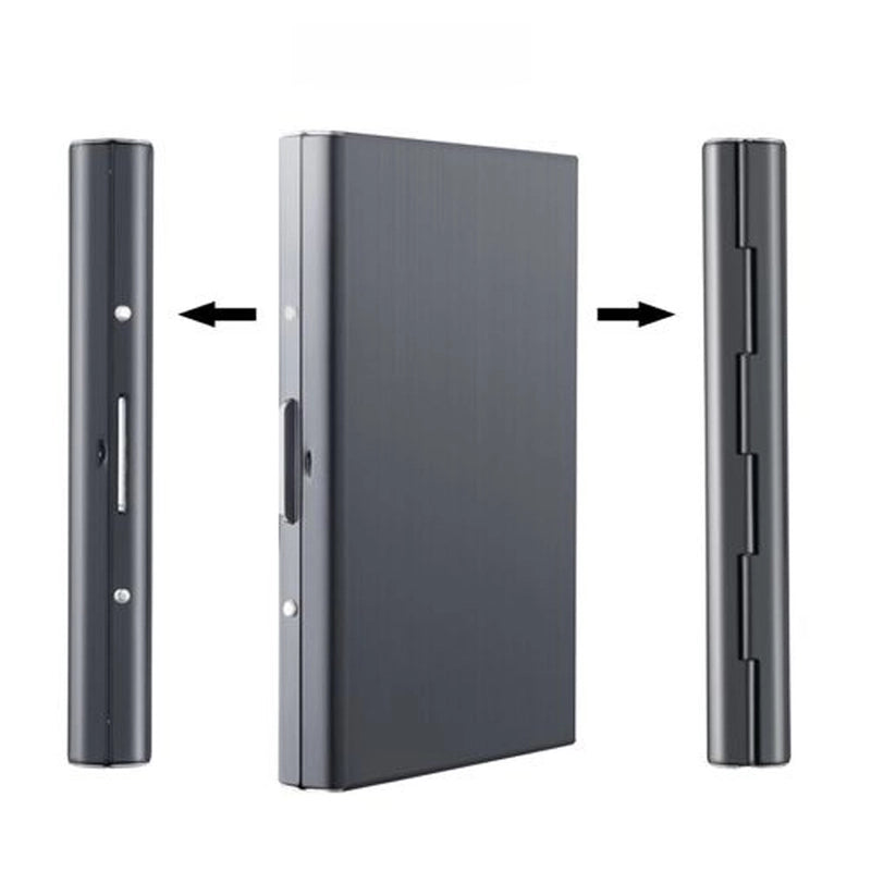 Stainless Steel Card Case Bank Card Credit Card Holder Metal Card Case Organ Card Case Card Case Anti-theft Card Case