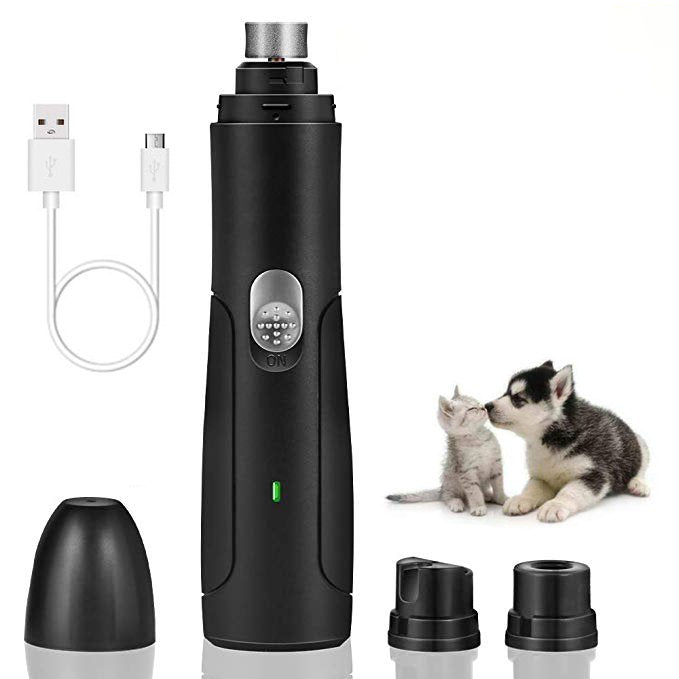 Professional Rechargeable Dog Nail Trimmer Painless Paws Grooming
