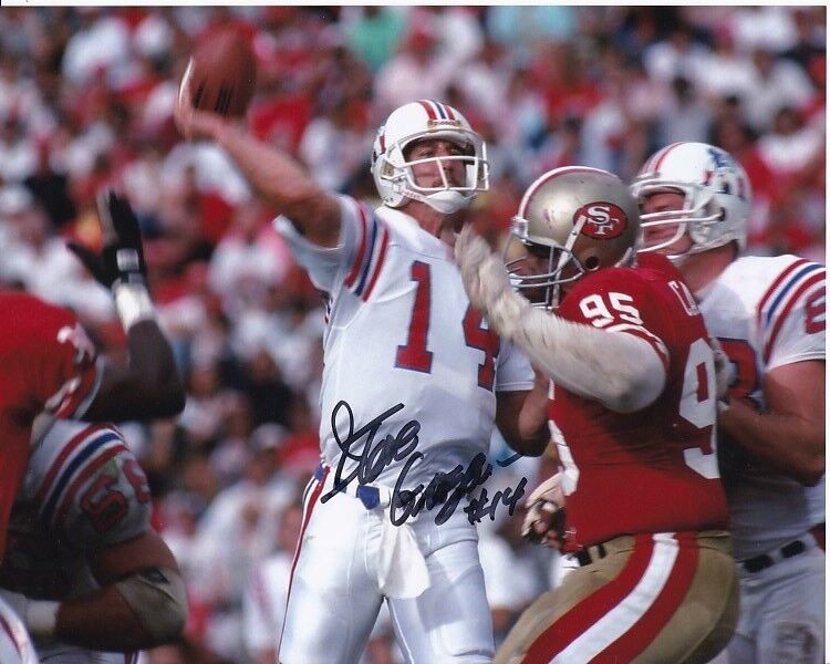 STEVE GROGAN signed autographed NFL NEW ENGLAND PATRIOTS Photo Poster painting