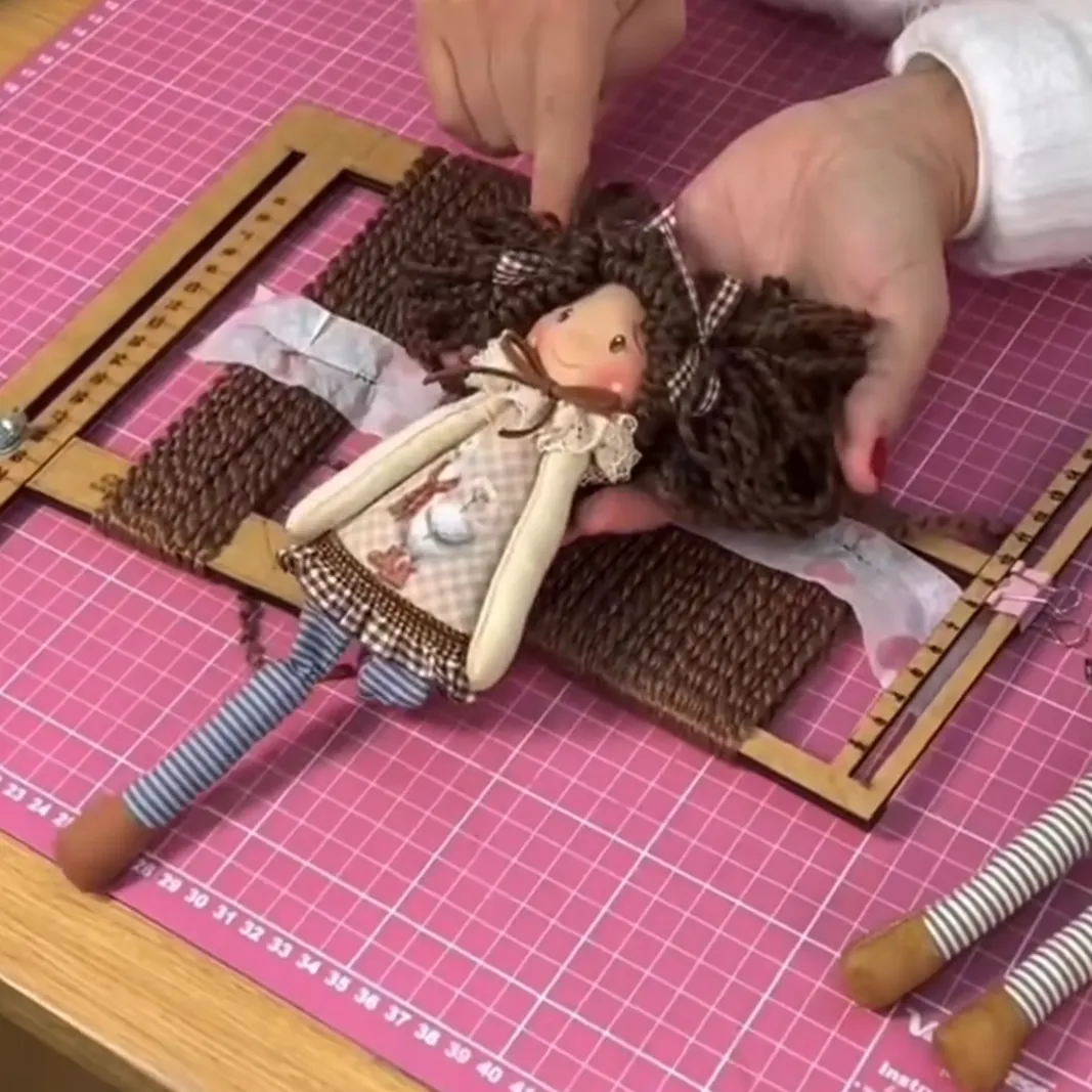 Paper Doll Ruler Adjustable Doll Hair Ruler