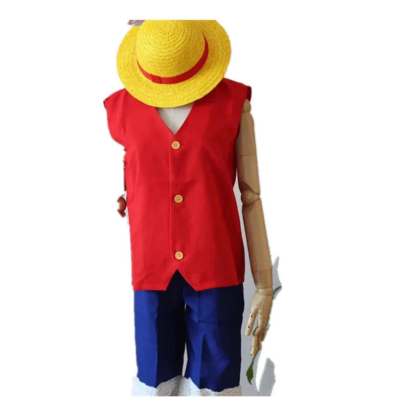 One Piece Luffy 1st Cosplay Costume