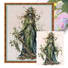 (Multi-Style) Witch-11CT Stamped Cross Stitch 50*60cm(Big Size)