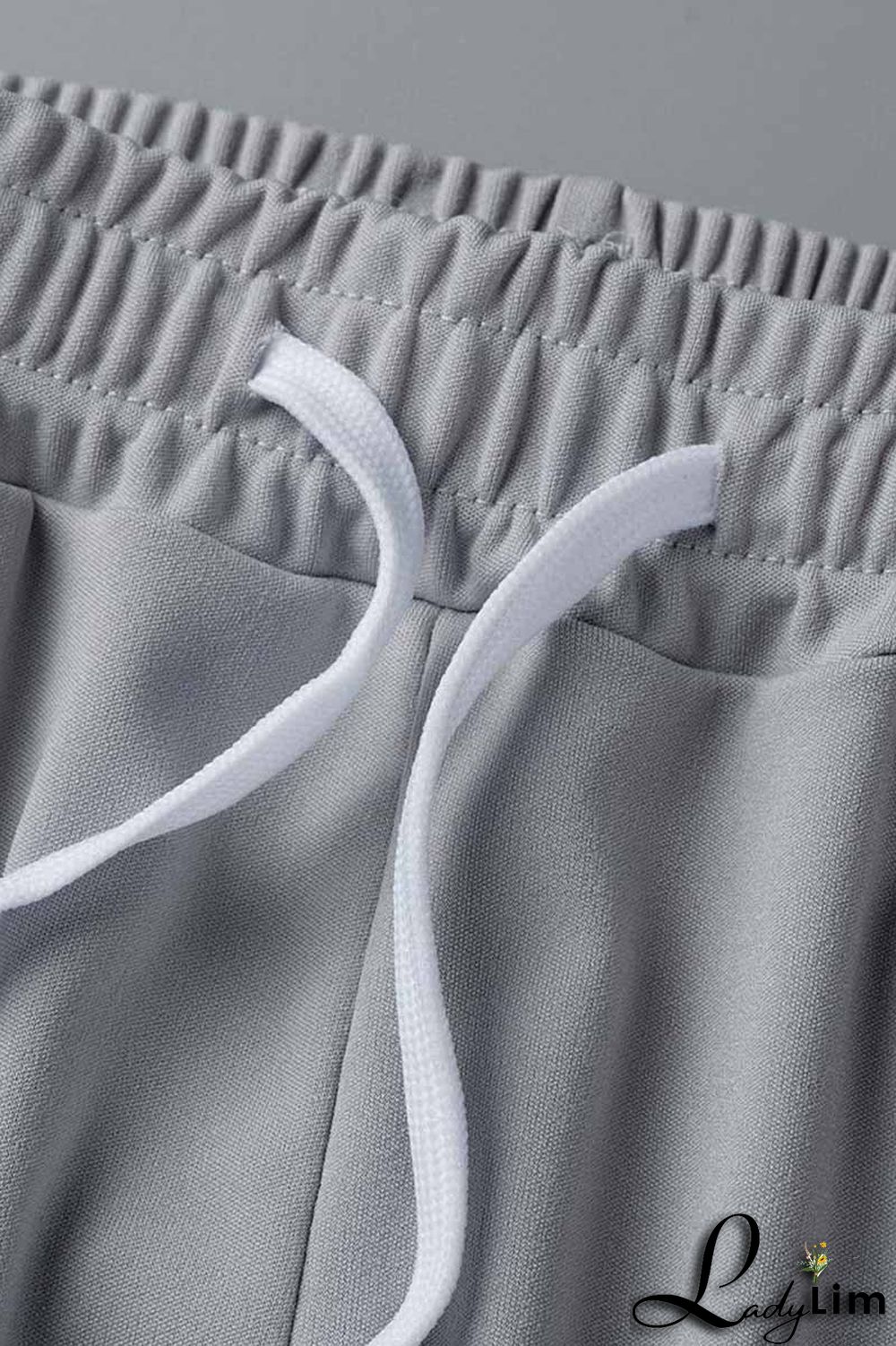 Black Fashion Casual Solid Bandage O Neck Short Sleeve Two Pieces