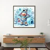 Winter Eeyore-11CT Stamped Cross Stitch 40*40cm/15.75*15.75in