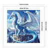 (Multi-Style) Dragon-11CT Stamped Cross Stitch 50*50cm tapestrymarket
