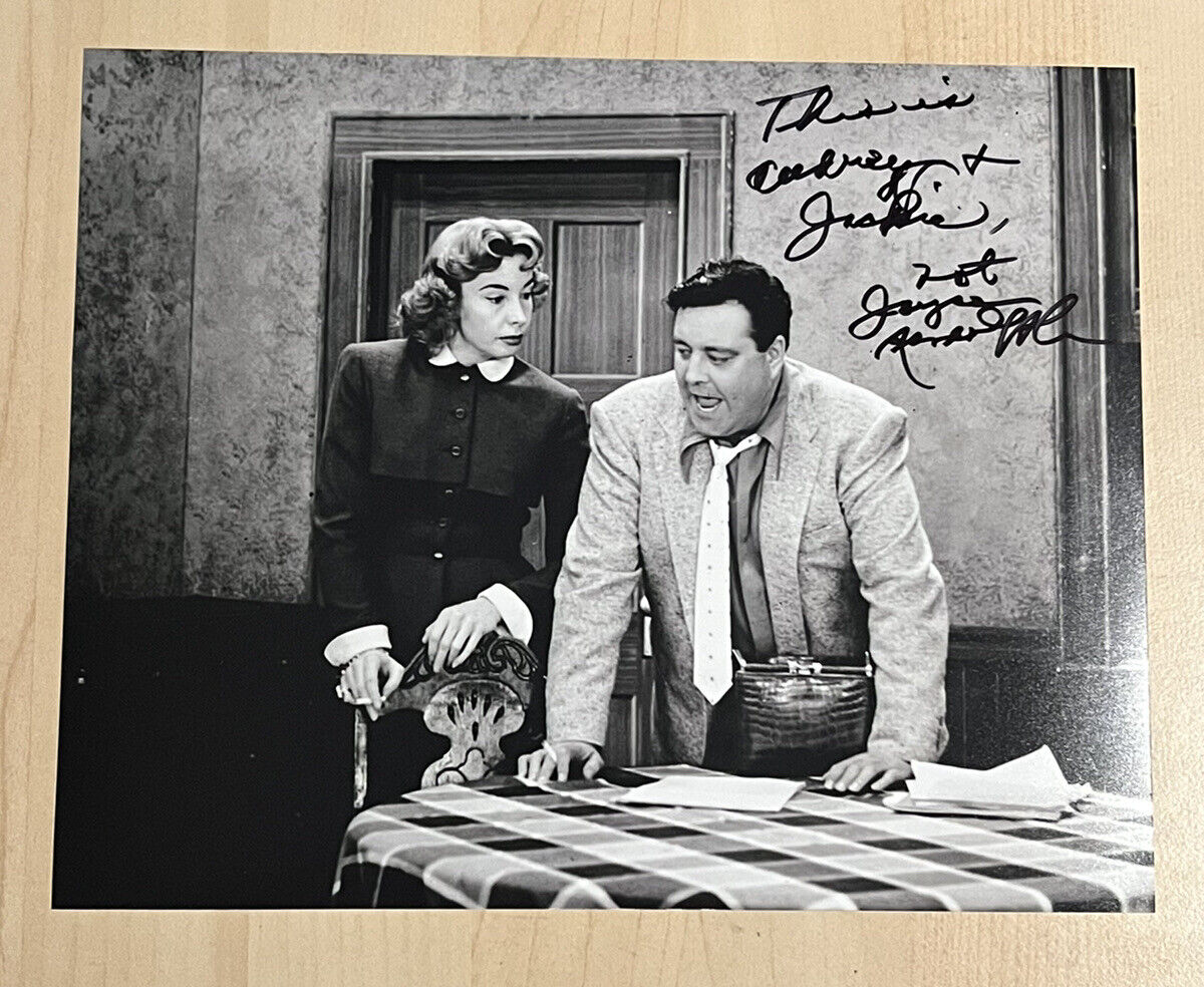 JOYCE RANDOLPH HAND SIGNED 8x10 Photo Poster painting ACTRESS AUTOGRAPHED THE HONEYMOONERS COA