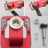 35mm hinge drilling fixture woodworking hole drilling guide locator with clamp aluminum alloy hole opener template tool