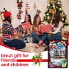 (US Local)Christmas House A5 Size Diamond Painting Notebook Set with 4Pcs Bookmark Gift