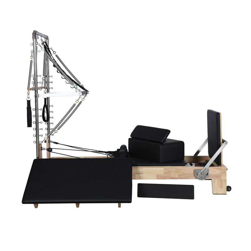 Maple Wood Reformer & Half Trapeze combination V6 - Ciga Pilates
