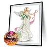 5D DIY Partial Special Shaped Drill Diamond Painting Lady Kit Home Decor(GSYX57)
