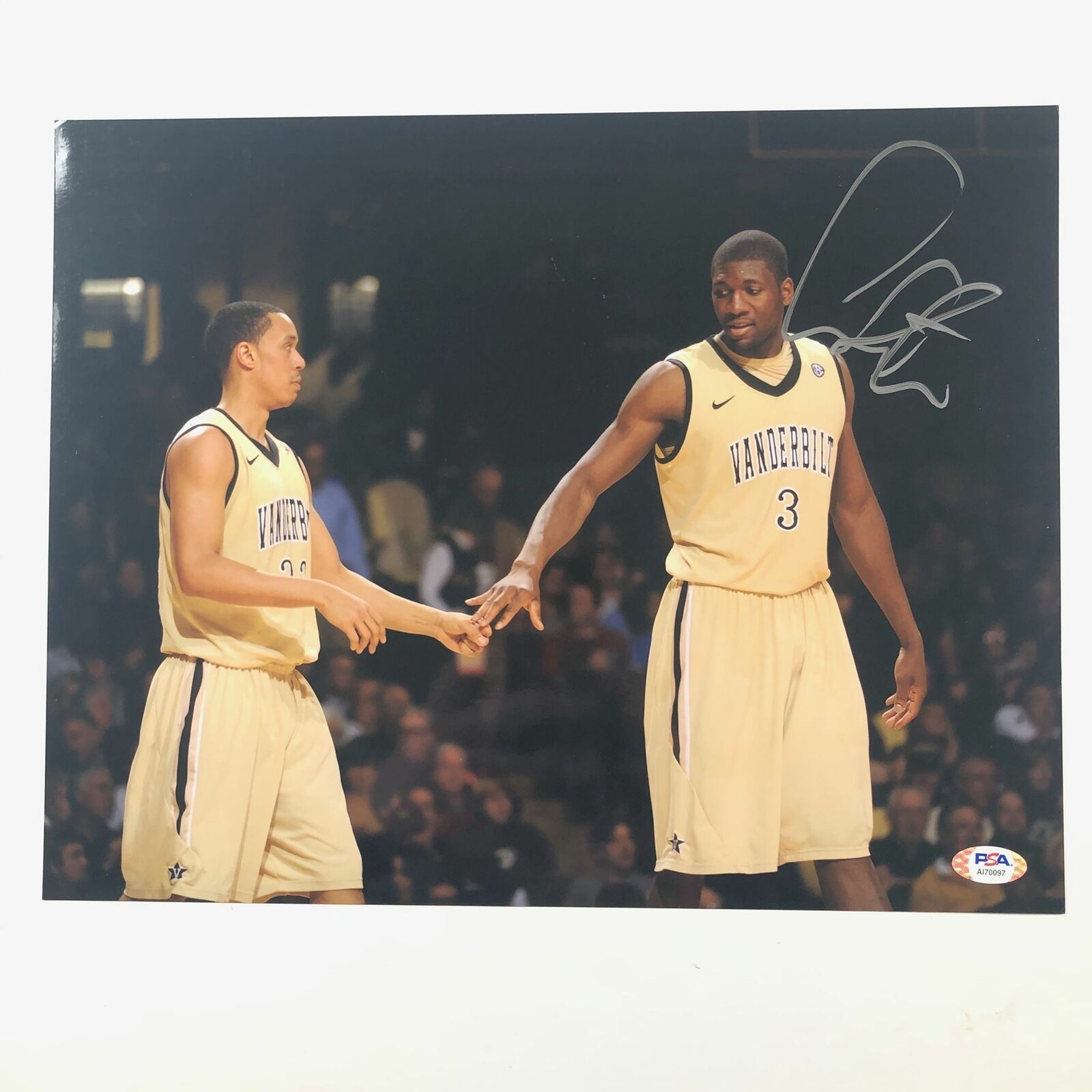 Festus Ezeli signed 11x14 Photo Poster painting PSA/DNA Vanderbilt Autographed GSW