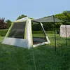 [US Local Warehouse] 4.0 Automatic Inflatable Camping Tent 300D Oxford Fabric Blow up Instant Setup Inflatable Tent UV Protection Waterproof Inflatable Cabin for Backyard & Picnic Use