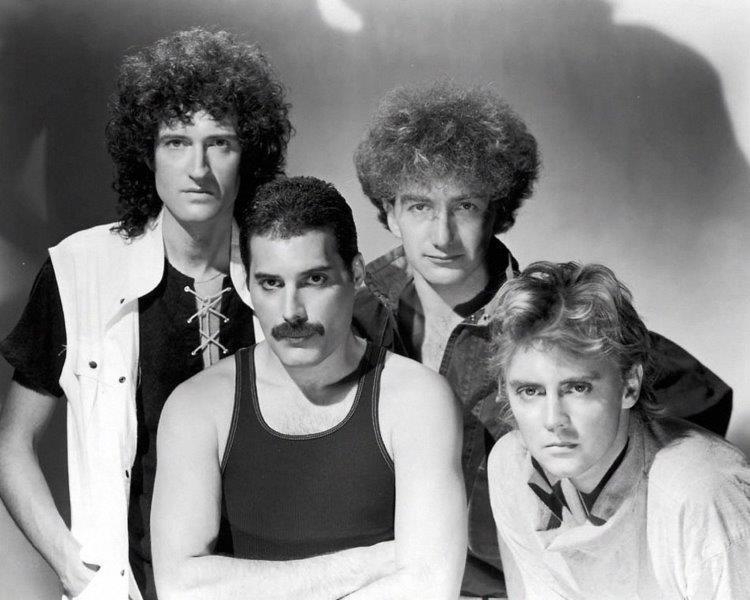 QUEEN Band w/ Freddie Mercury 8 x 10 Glossy Poster Print Man Cave Brian May