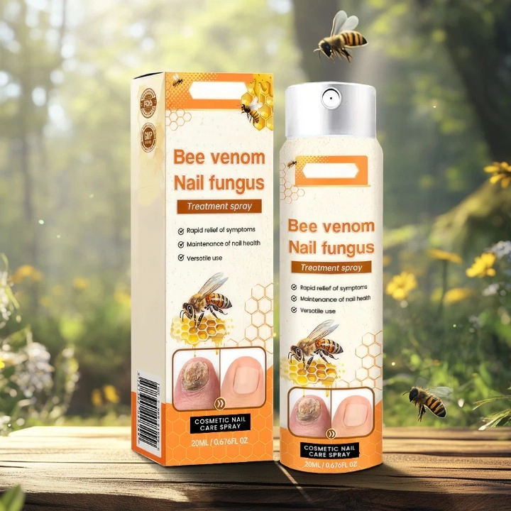  💥2025 Limited 49% OFF - Bee Venom Nail Fungus Spray 💥 Fix All Nail Problems within 2 Weeks 