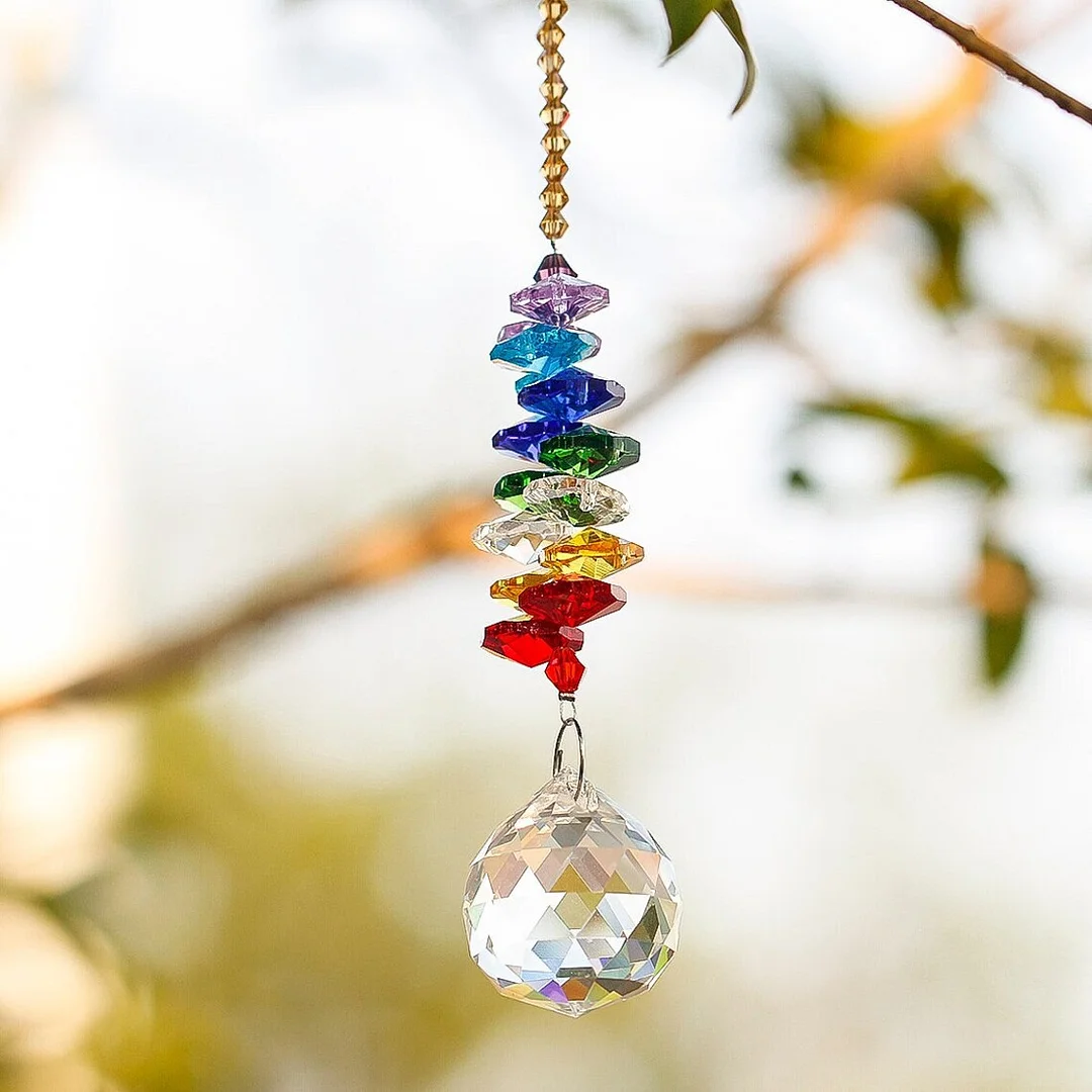 Chakra Crystals Chandelier Sun-Catcher