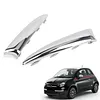 1 Pair Front Bumper Upper Grill Moulding Trim for FIAT 500 312 LOUNGE 2016-2020