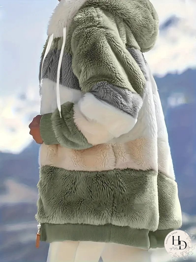 Trendy Tie-Dye Hooded Jacket