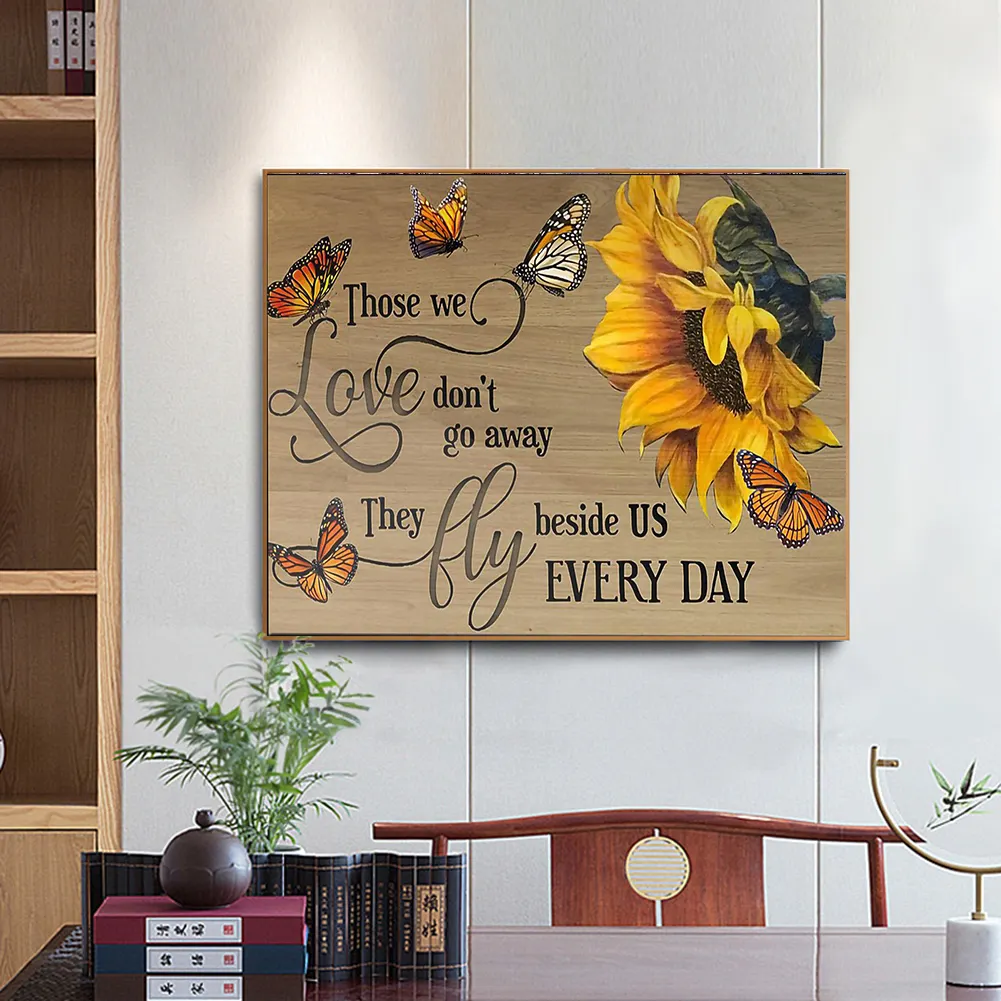 Flower Letters - Paint By Numbers(50*40cm)
