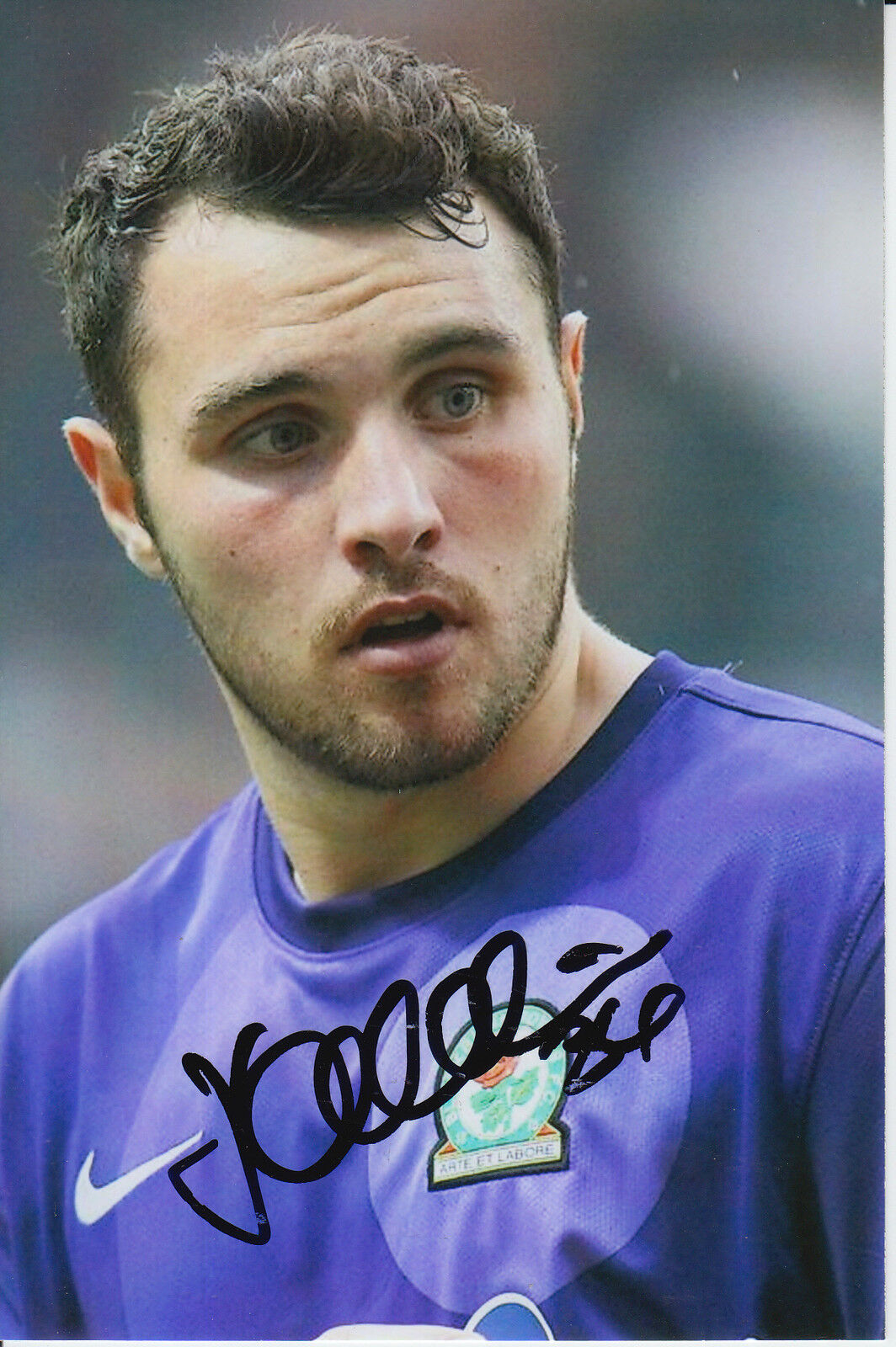 BLACKBURN ROVERS HAND SIGNED JAKE KEAN 6X4 Photo Poster painting 2.