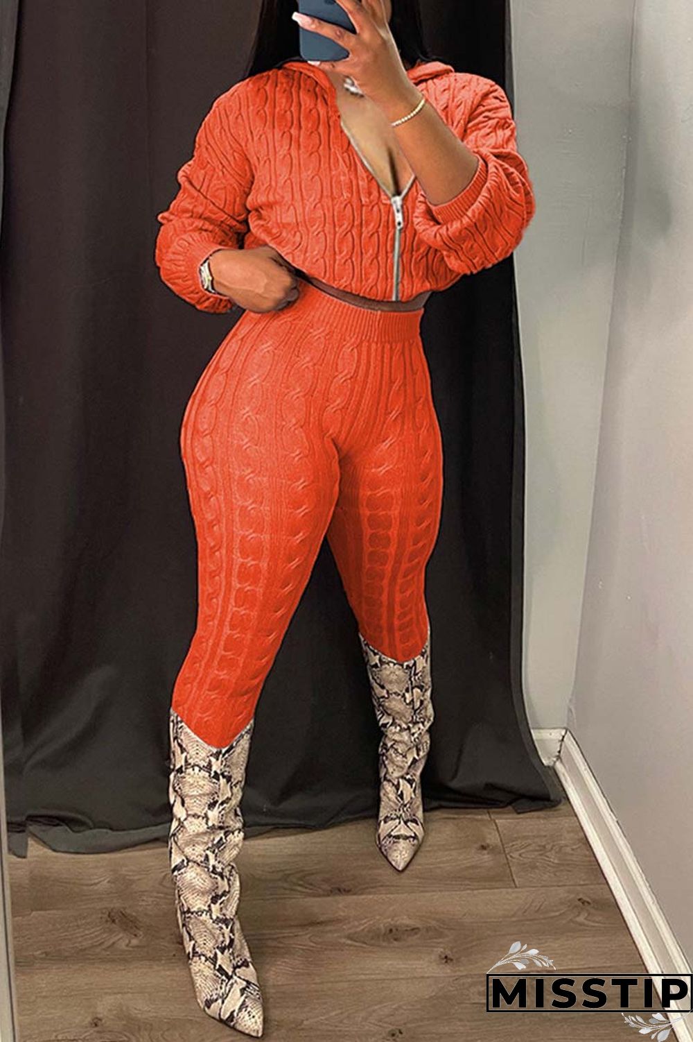 Black Casual Solid Patchwork Hooded Collar Long Sleeve Two Pieces