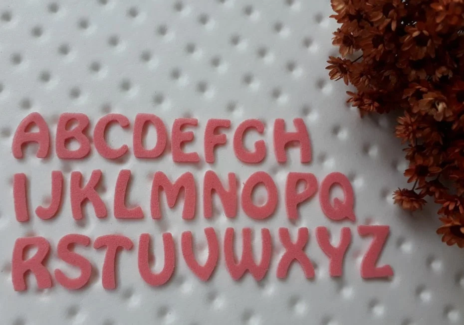 26 letter decoration card metal cutting die stamping die scrapbook scrapbook paper process template DIY