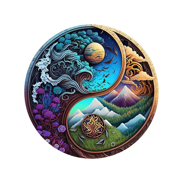 Yinyang Wooden Jigsaw Puzzle