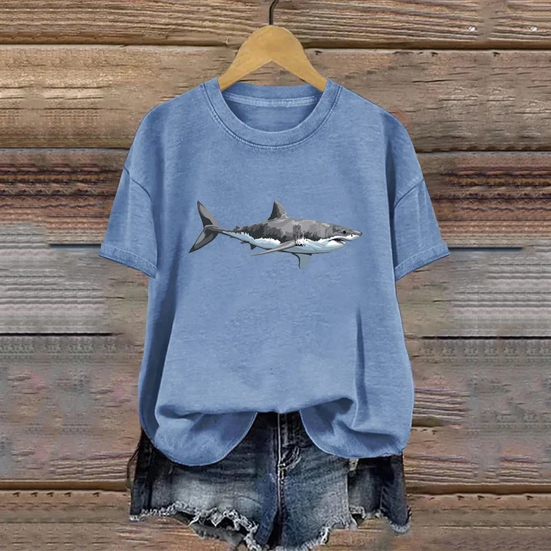 Women's Shark Print T-Shirt