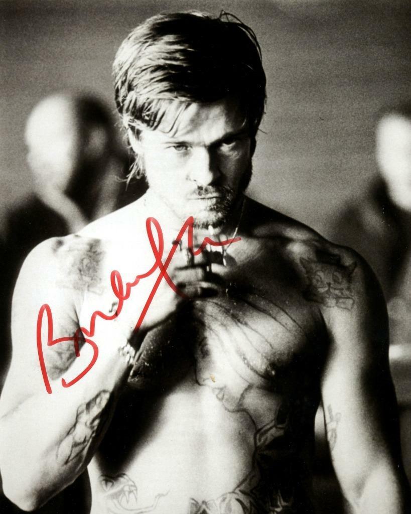 Brad Pitt Fight Club SIGNED AUTOGARPHED 10 X 8