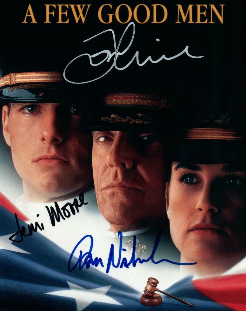 Demi Moore Tom Cruise Jack Nicholson signed 8x10 Photo Poster painting with COA autographed nice