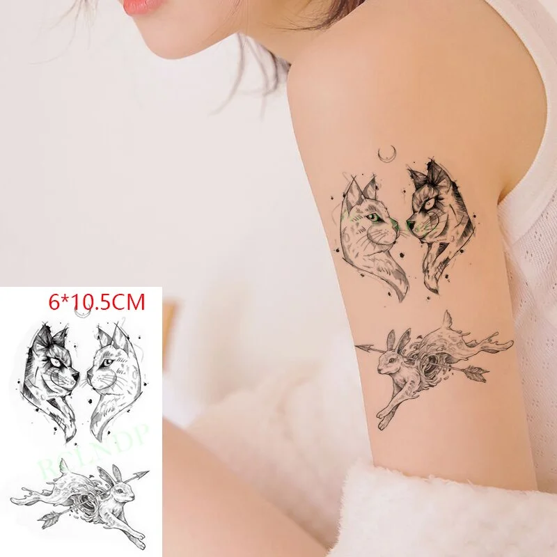 Waterproof Temporary Tattoo Sticker ins Butterfly black white sexy Body Art flash tatoo fake tatto for Women Men
