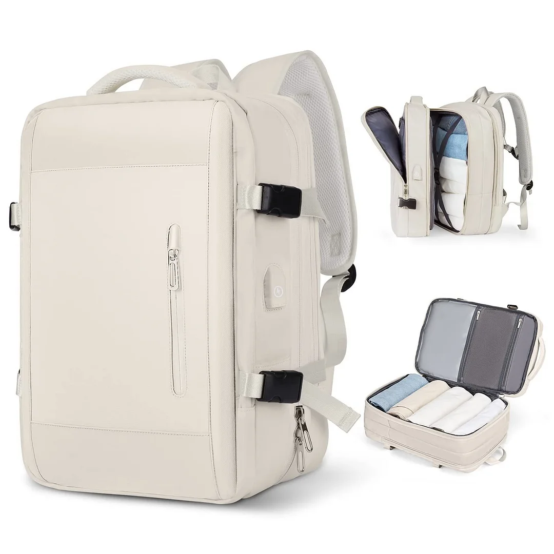 🔥Hot Sale🔥Expandable Travel Backpacks, for 15.6′′ Laptop