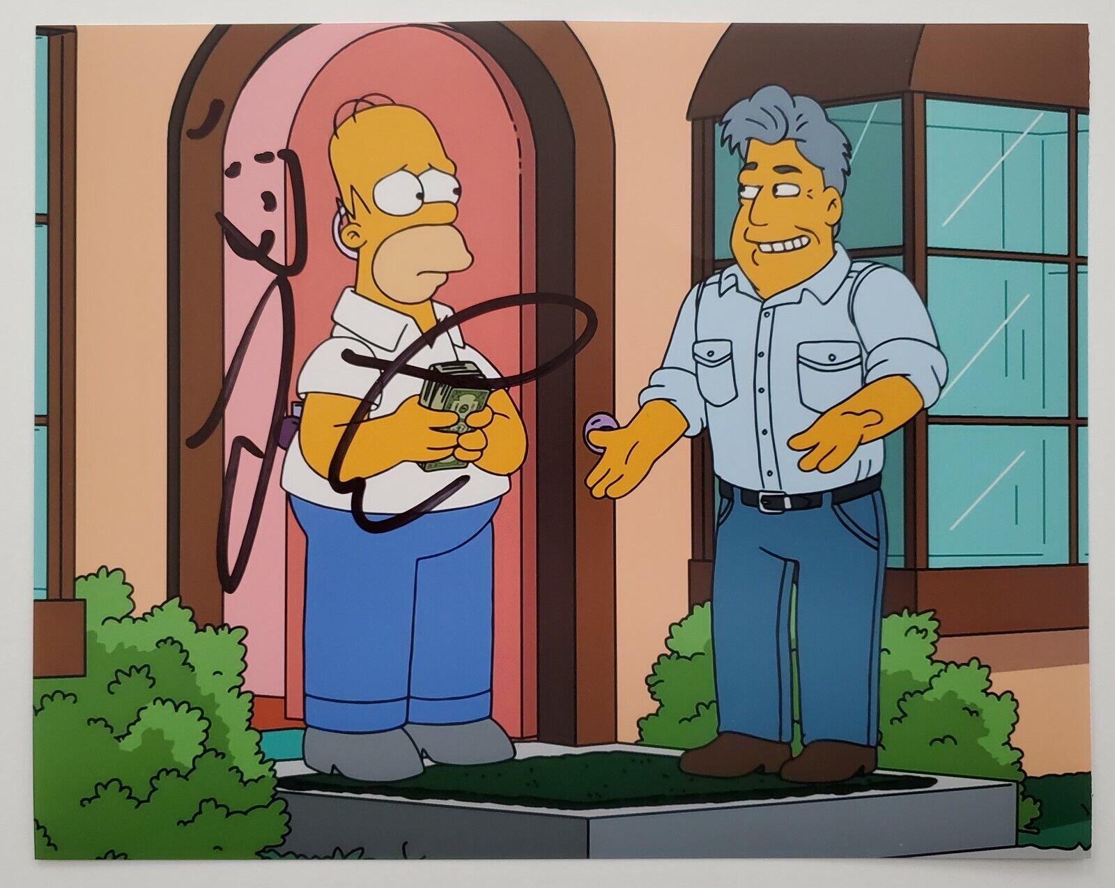 Jay Leno Signed 8x10 Photo Poster painting Tonight Show TV Host Comedian The Simpsons LEGEND RAD