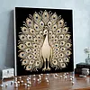 (30x30cm)Peacock DIY Pearl Painting Art With Inner Frame Handmade Pearl Material Art Kit Living Room Decor
