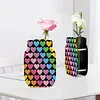 (US Local)Love Acrylic Double Sided Special Shape Diamond Painting Vase for Home Decor