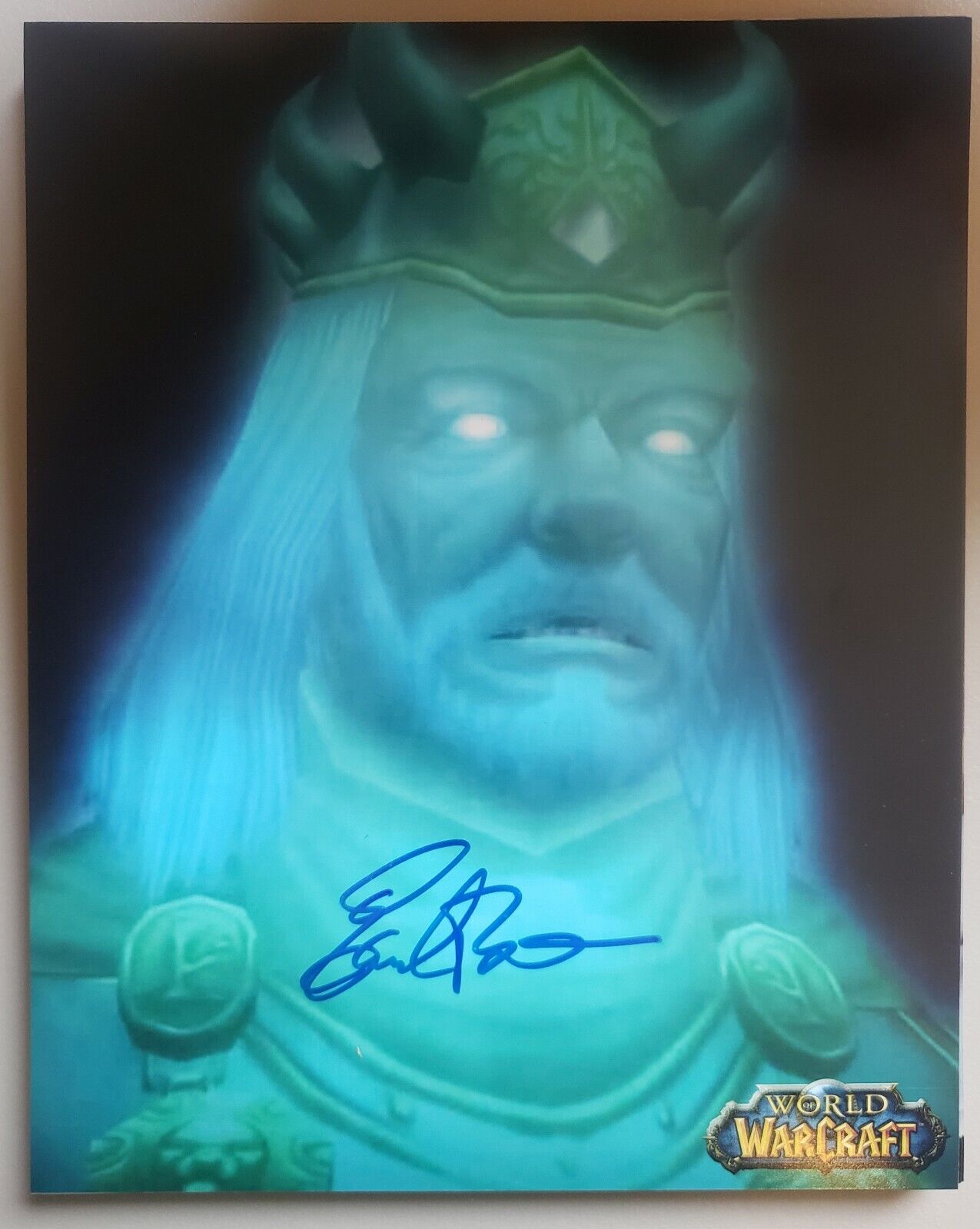 Earl Boen autograph 8x10 from World of Warcraft