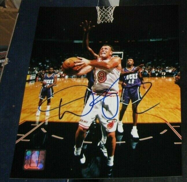 Thunder Dan Majerle Miami Heat SIGNED AUTOGRAPHED Photo Poster painting File 8x10 COA Basketball