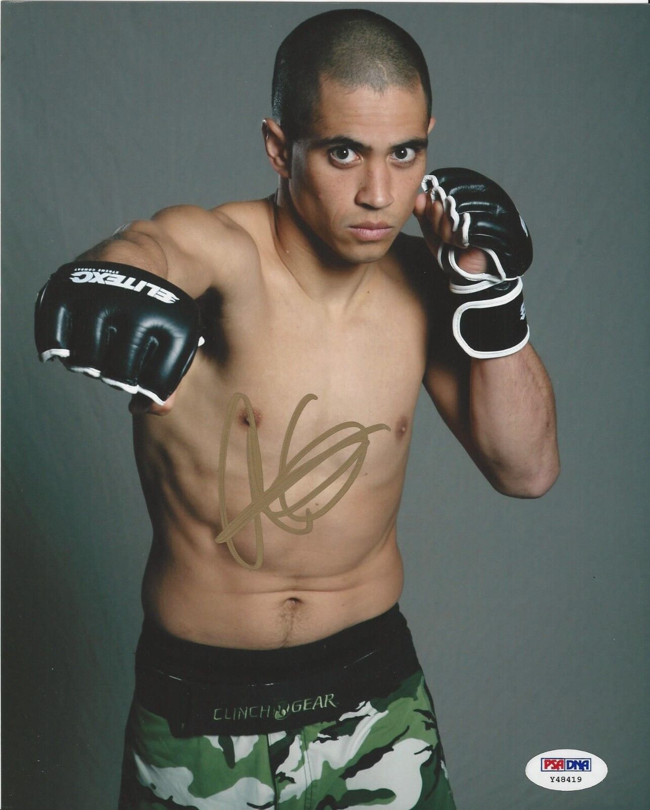 Chris Cariaso UFC Fighter signed 8x10 Photo Poster painting PSA/DNA # Y48419