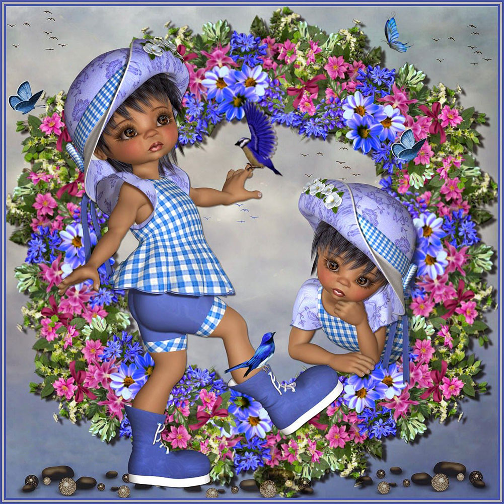 

Fairy Girl - Special Shaped Diamond Painting - 30*30CM, 501 Original