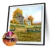 Country House - Round Drill Diamond Painting - 30*30CM