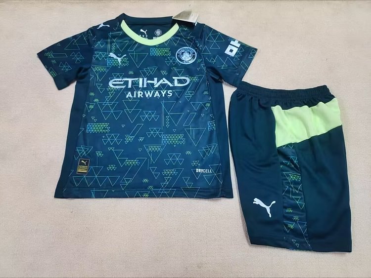 2025-26 Manchester City Away Kits - Children's Version
