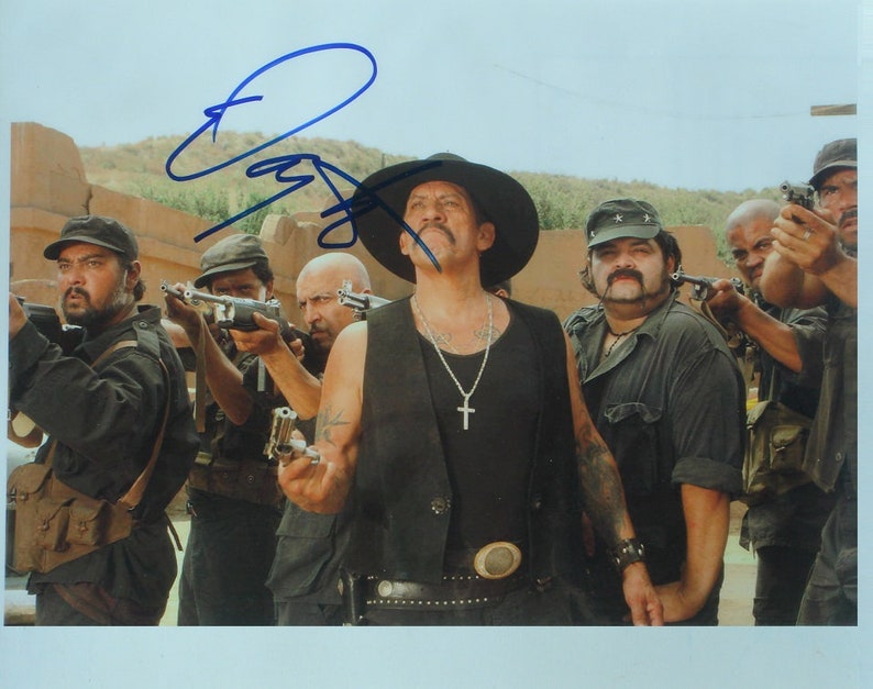 DANNY TREJO SIGNED Photo Poster painting Machete Kills wcoa