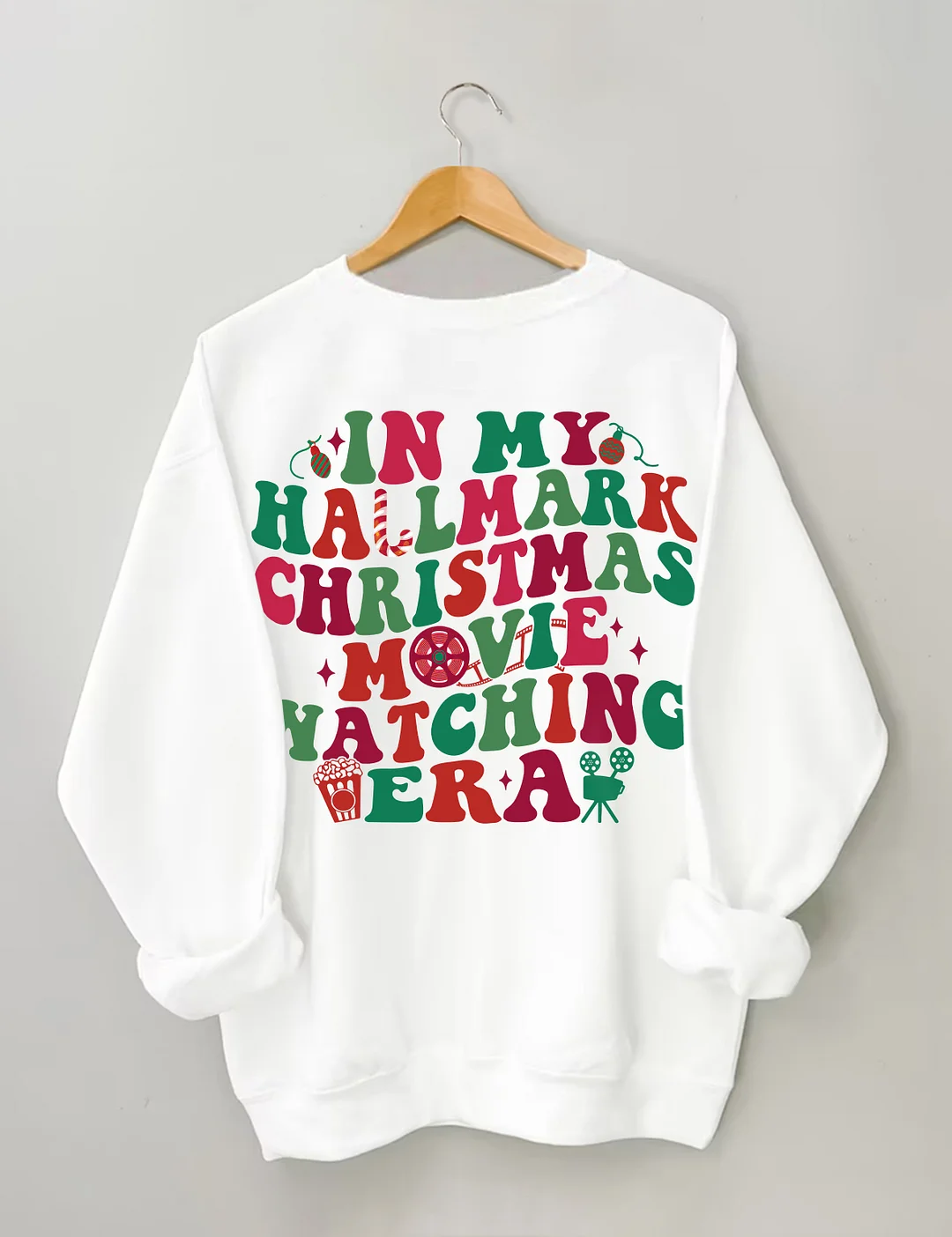 Christmas Movie Watching Era Sweatshirt